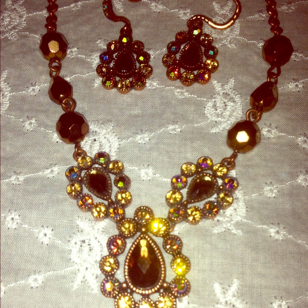 COPY - #169. Some fabulous bling in a shiny copper tone.